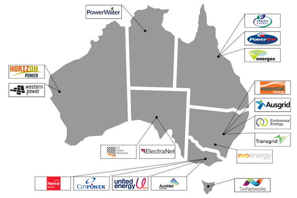 Electrical network map